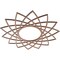 Ekena Millwork Eleanor Wood Fretwork Pierced Ceiling Medallion, Wood (Paint Grade), 18"OD x 6 7/8"ID x 3/8"T CMWP18X18X0375EAMF - alternate 5